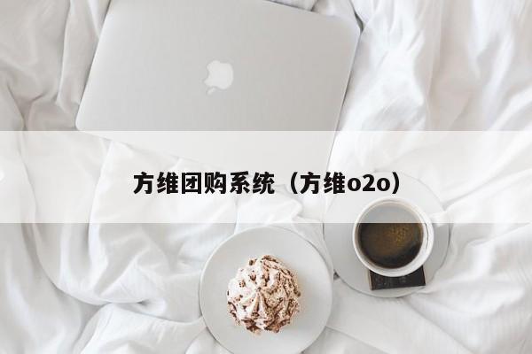 方维团购系统（方维o2o）