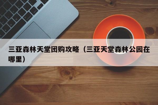 三亚森林天堂团购攻略（三亚天堂森林公园在哪里）